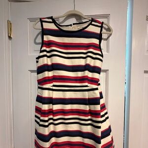Jcrew factory a line nautical shift dress, size 10